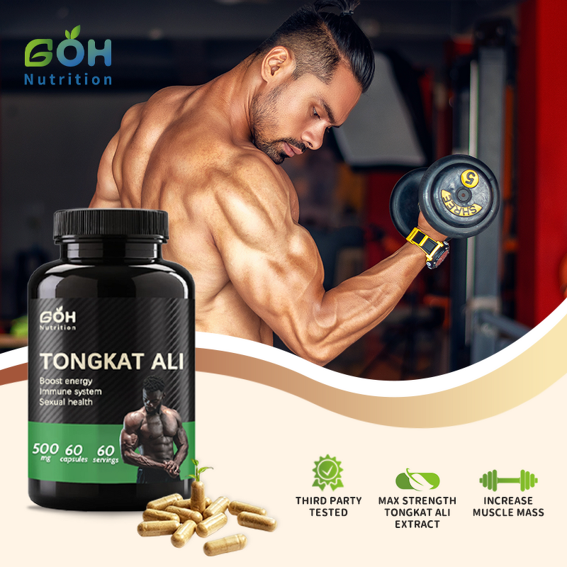 Tongkat Ali Capsules Manufacturer - 500mg Root Extract OEM Private Label