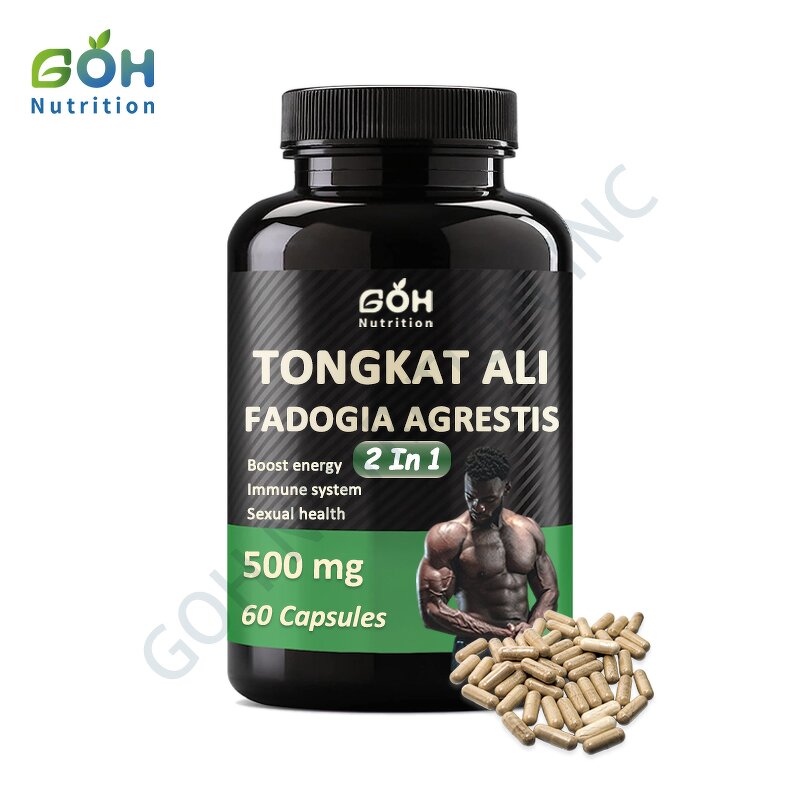 Men's Health Complex Capsules Manufacturer - 2in1 Fadogia Agrestis & Tongkat Ali OEM Private Label