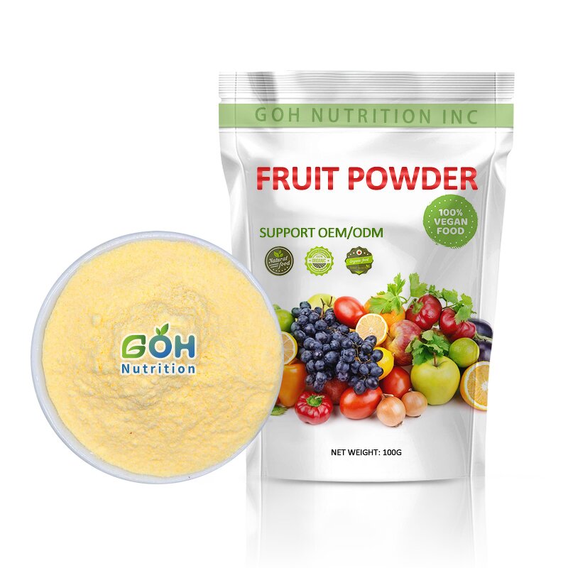 Yellow Peach Juice Powder Manufacturer - Spray Dried/Freeze Dried OEM Private Label GOH