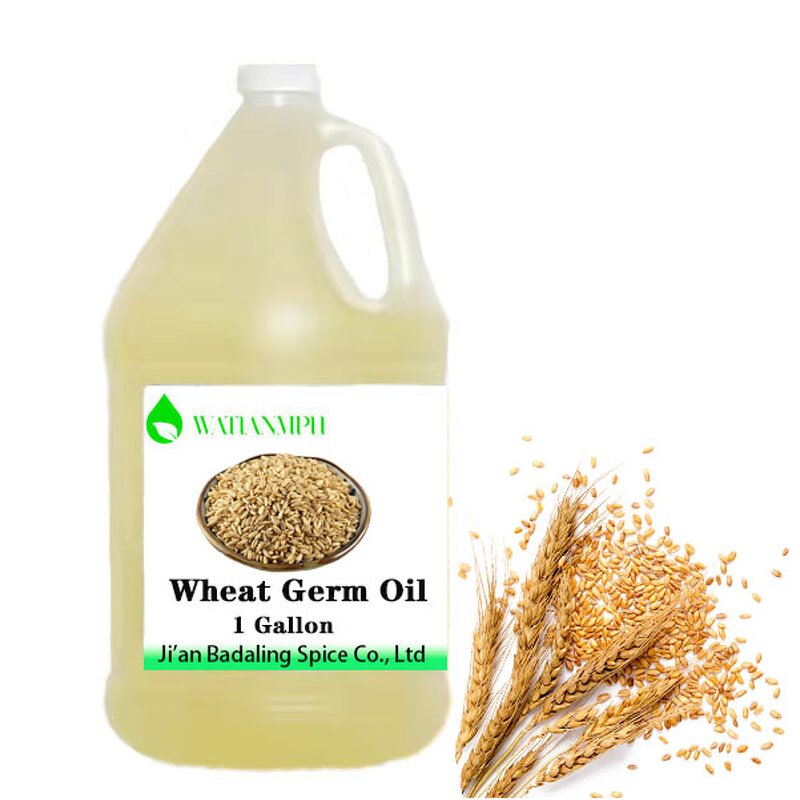 Organic Wheat Germ Oil for Skin, Cold-pressed Unrefined, 100% Pure Natural Wheatgerm Carrier Oil for Skin Hair  Body Face