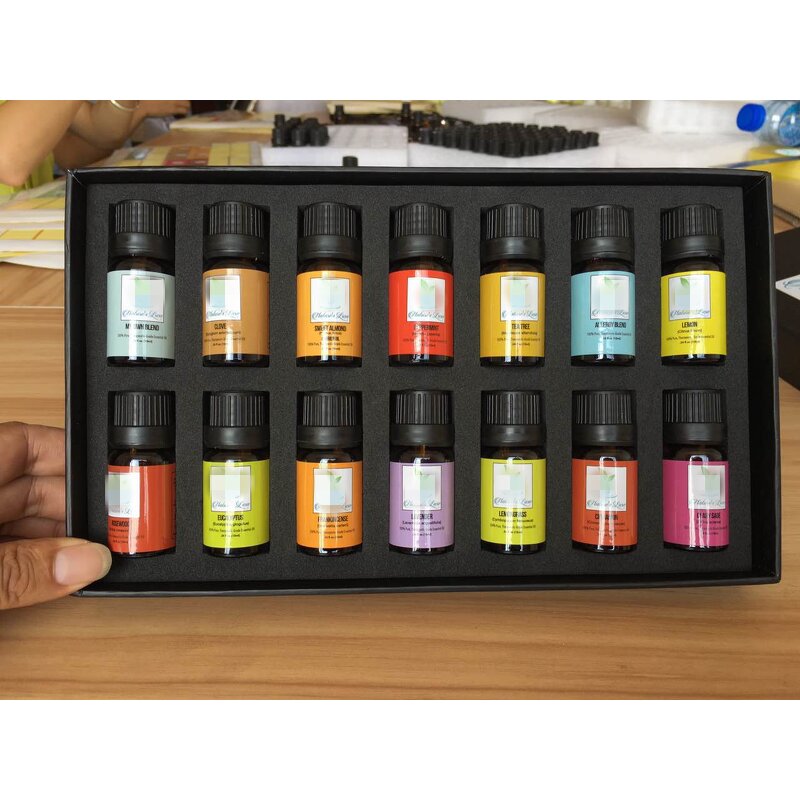 Essential Oil Gift Box Manufacturer - 12pcs Pure Natural for Home Diffuser