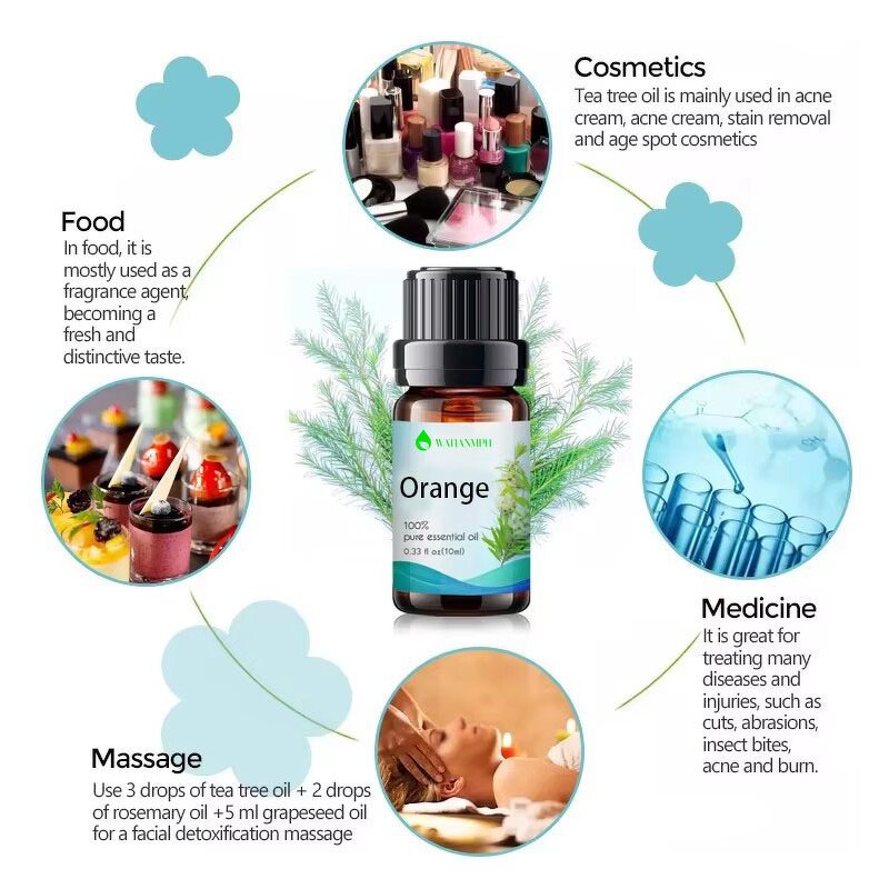 Orange Essential Oil Manufacturer - 100% Pure Organic for Food Flavor Fruit CAS 68647-72-3