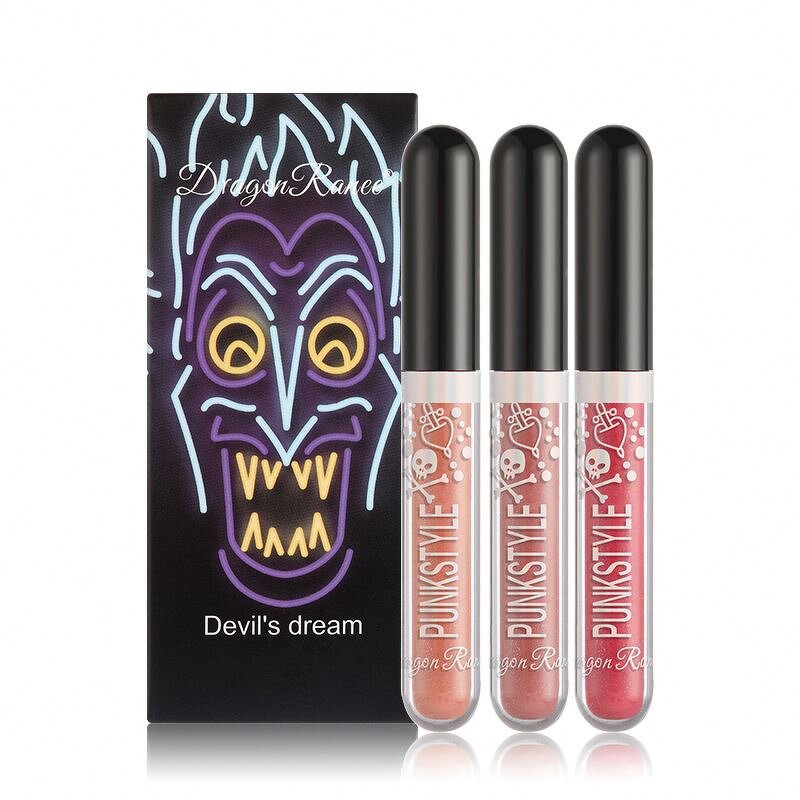 Lip Gloss Manufacturer - Dragon Rane 3pcs Velvet Matte Liquid Non-Sticky Waterproof Tint Orange Milk Tea