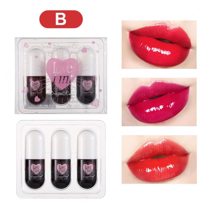 Lipstick Set Manufacturer - New DRAGON RANEE 3PCS Halloween Diamond Glitter Non-stick Cup Purple Black Shiny
