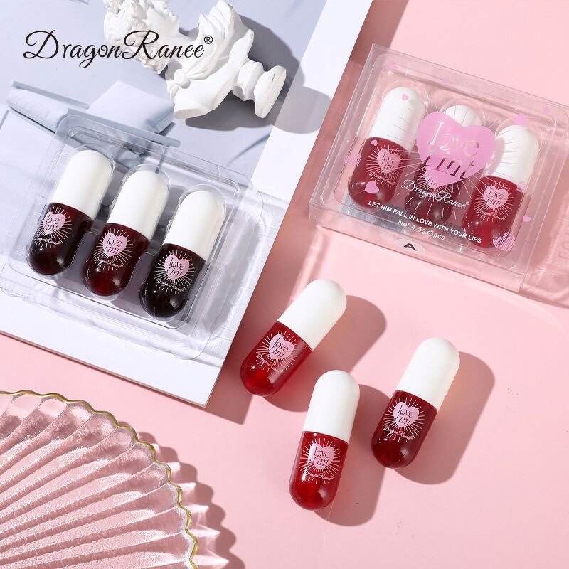 Lipstick Set Manufacturer - New DRAGON RANEE 3PCS Halloween Diamond Glitter Non-stick Cup Purple Black Shiny