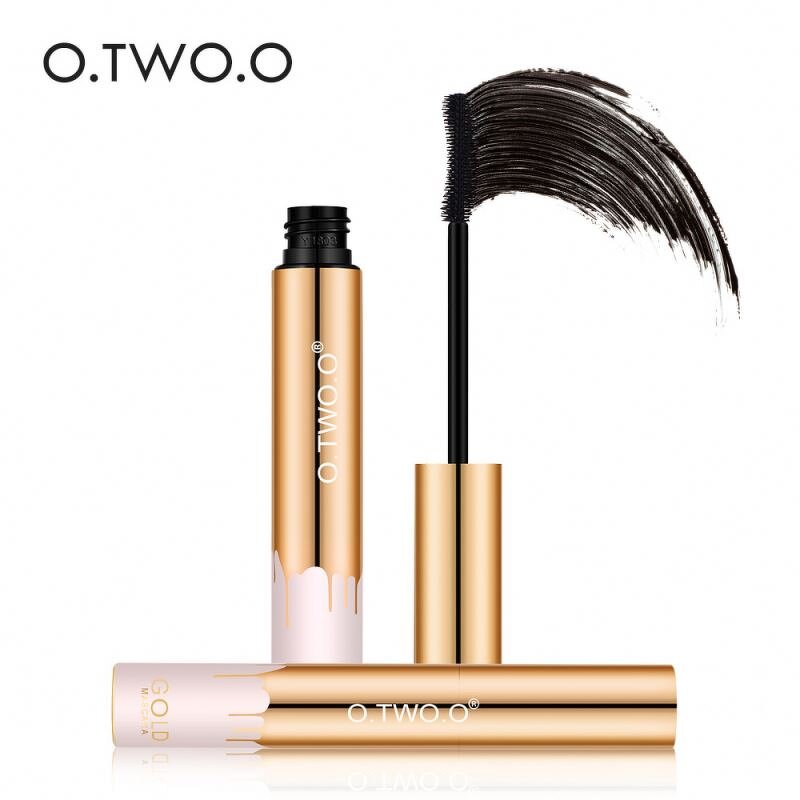 Mascara Manufacturer - New O.TWO.O Double Head Natural Bushy Lengthen Black Lash Fiber Waterproof