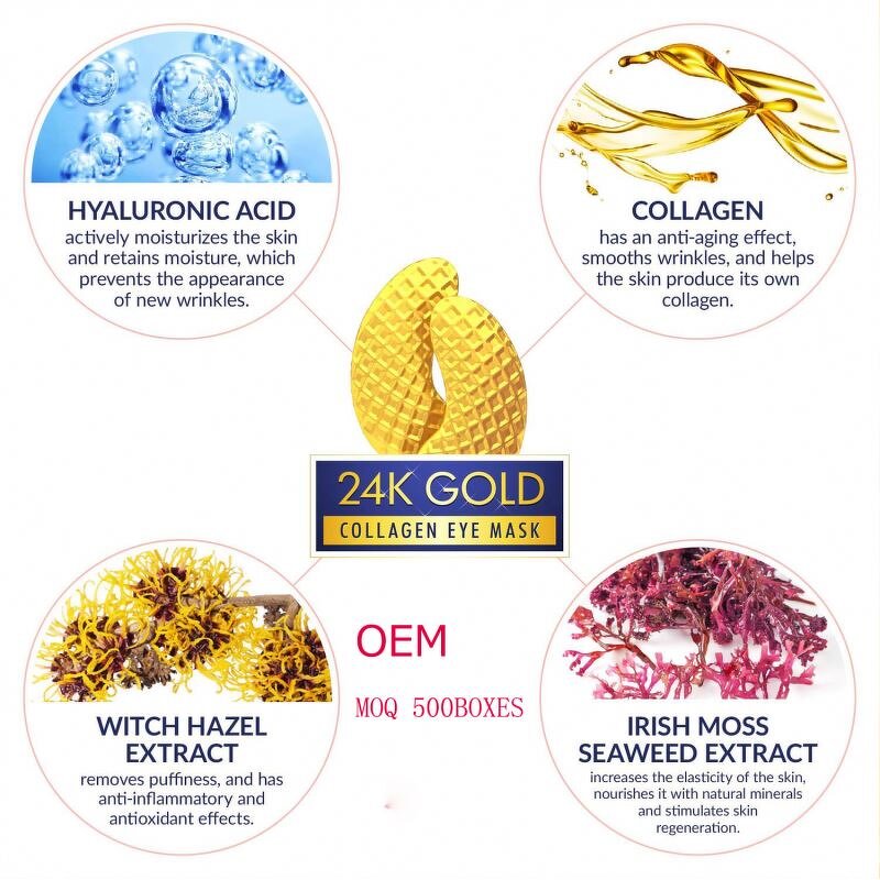 Eye Patches Manufacturer - Hot Sale Wholesale Organic Nourishing Repair Collagen Purifying Revitalizing