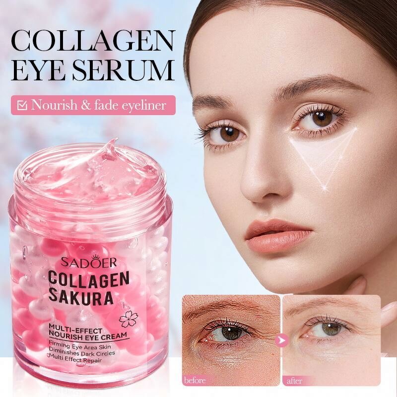 SADOER Eye Serum Manufacturer - Wholesale Caffeine Retinol Moisturize Anti Wrinkle Repair Dark Circles