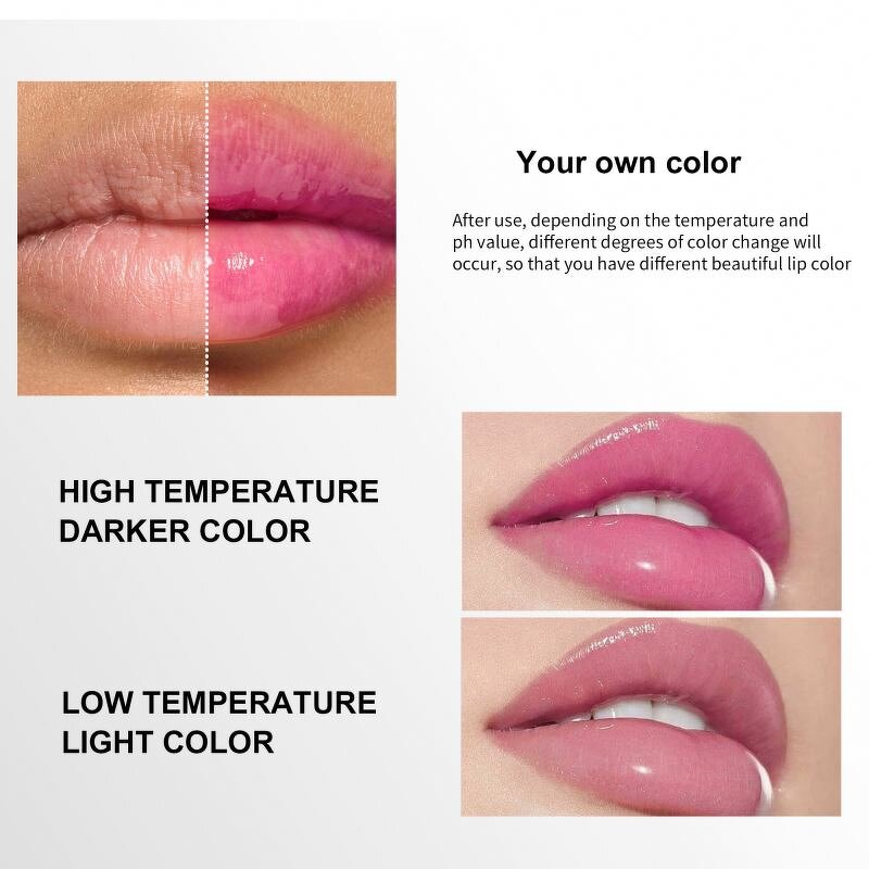Lip Gloss Manufacturer - New Dragon Ranee Balm Women Chemical-Ingredient Moisturizing Color-Changing Jelly Fruit