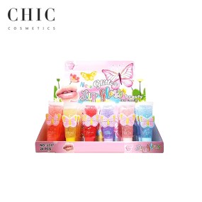 Cartoon Lip Gloss Manufacturer - Cute Transparent Tube Pearly
