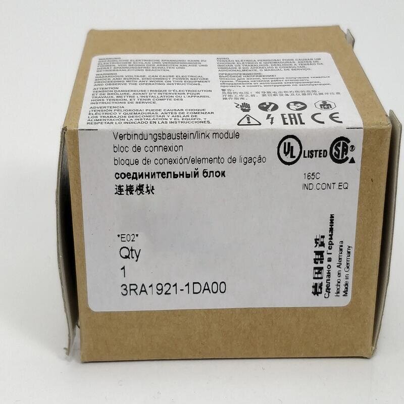 Connection Module Manufacturer - 3RA1921-1DA00 - Original Genuine