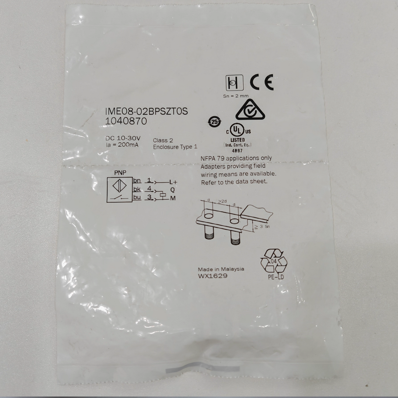 Sensor Manufacturer - IME08-02BPSZT0S 1040870 - Original Genuine