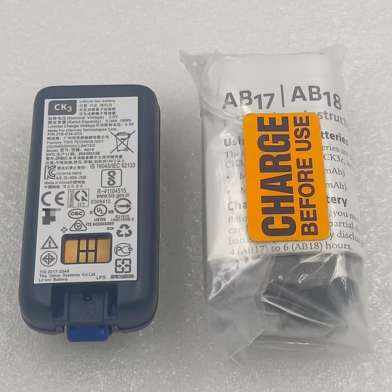 Battery Manufacturer - CK3 CK3R CK3X - 318-034-033 AB17/AB18