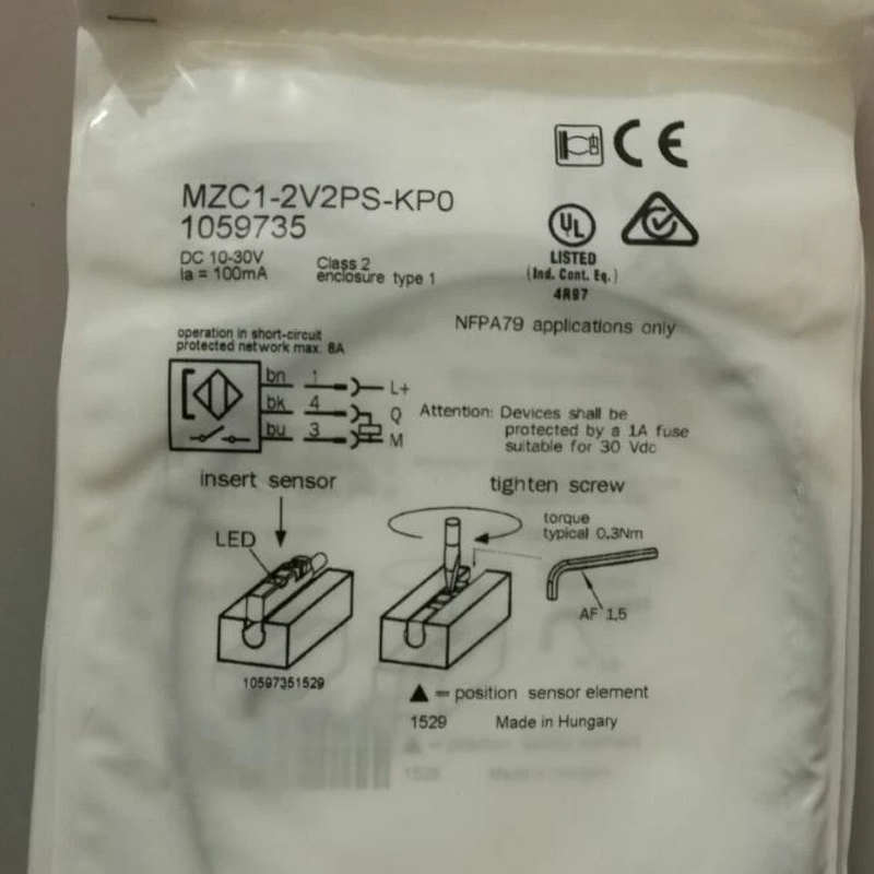 Sensor Manufacturer - MZC1-2V2PS-KP0 1059735 - Original Genuine