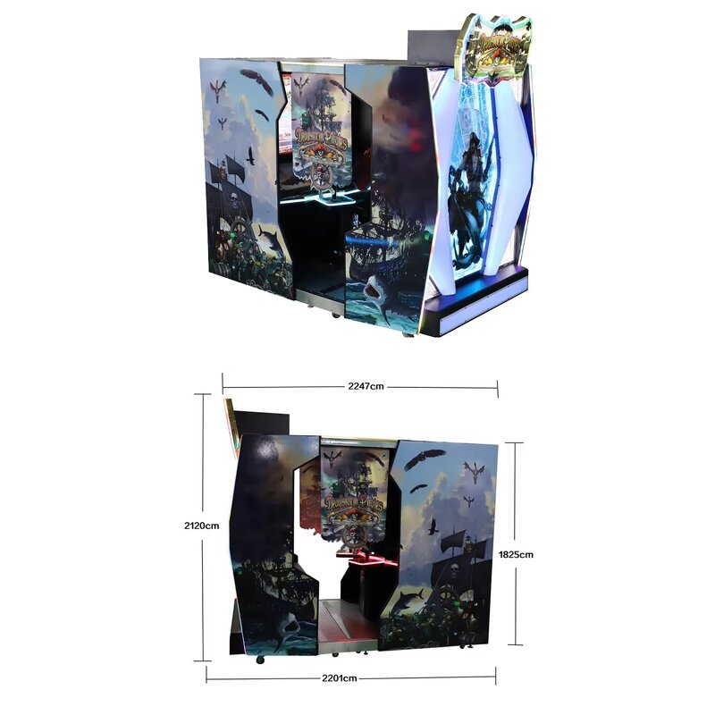 Arcade Game Machine Manufacturer - 55 Inch 2-Player Coin Operated Transformers Shooting Game 220V
