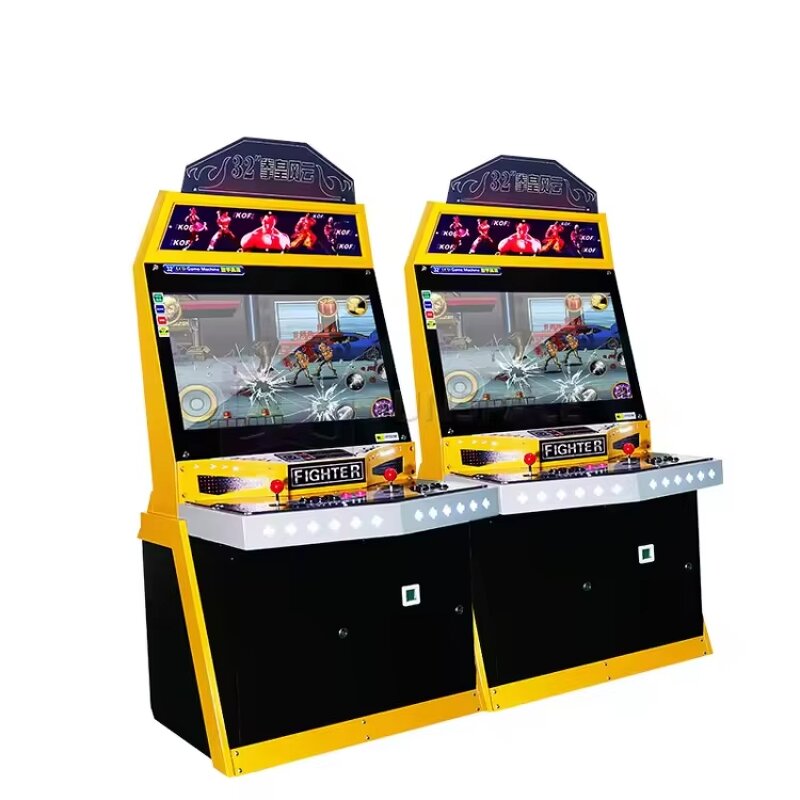 Arcade Game Manufacturer - Two-Player Boxing Fighting Machine 220V Coin Operated 1-Year Metal