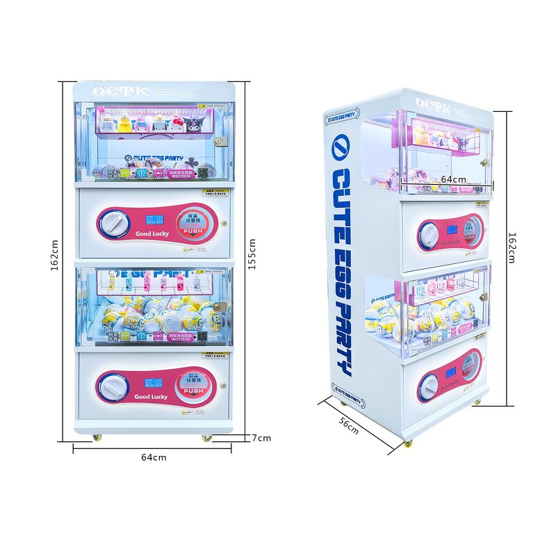 Vending Machine Manufacturer - Commercial 2-Player Wooden Capsule Toy Coin Operated Kids Shopping Malls