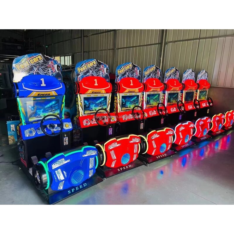 Arcade Game Manufacturer - 220V Kids Racing Simulator Coin Operated Metal Entertainment Amusement