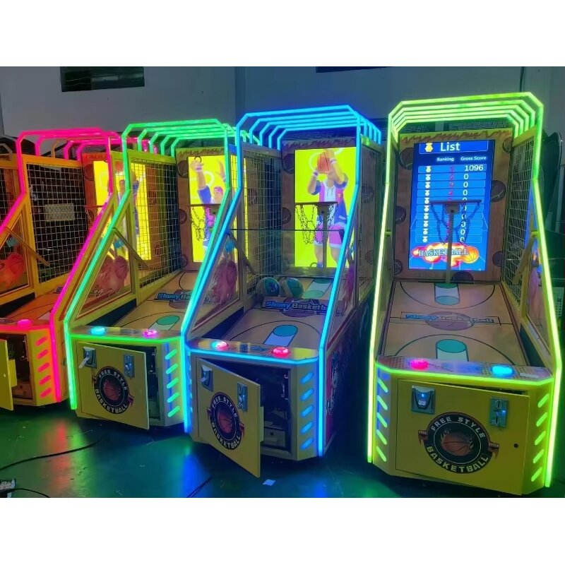 Arcade Game Manufacturer - Wholesale 55-Inch LCD Basketball Shooting Metal Coin Pusher Shopping Malls