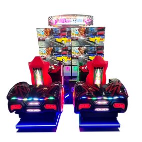 Arcade Game Manufacturer - Speedy Motorcycle Racing Simulator Exciting Coin-Operated Car Racing Console