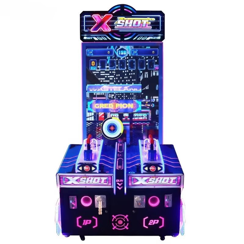 Video Game Machine Manufacturer - 2 Players Quick Shooting Simulator Coin Operated Kids Home Entertainment
