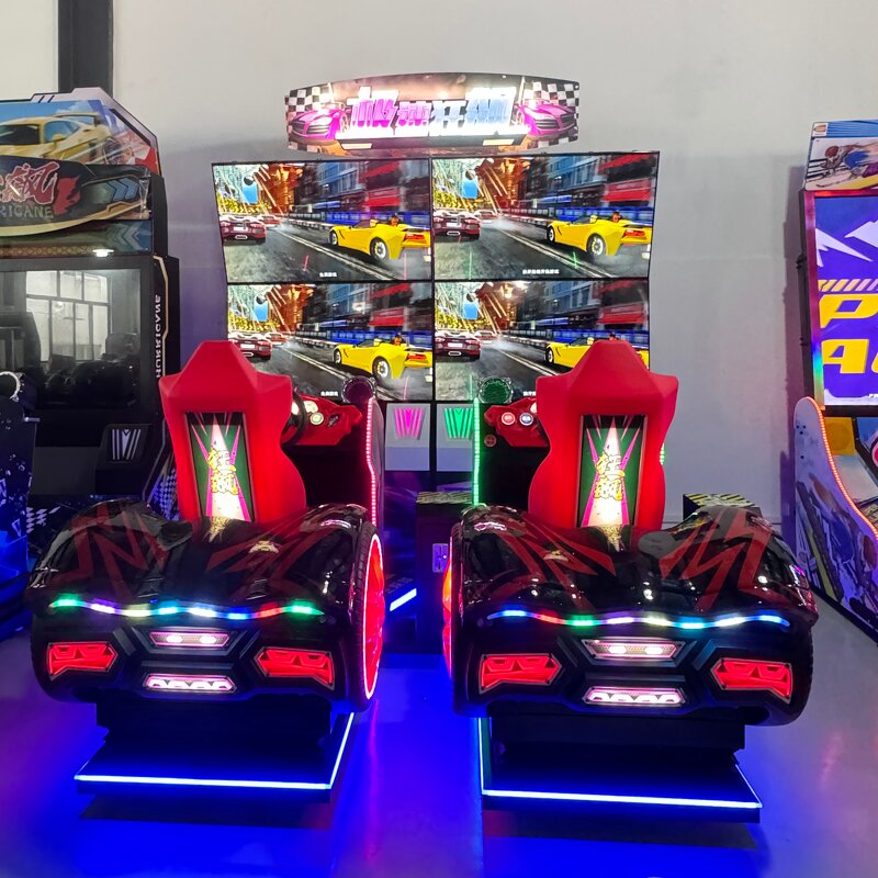 Arcade Game Manufacturer - Speedy Motorcycle Racing Simulator Exciting Coin-Operated Car Racing Console