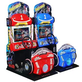 Arcade Game Manufacturer - 220V Kids Racing Simulator Coin Operated Metal Entertainment Amusement