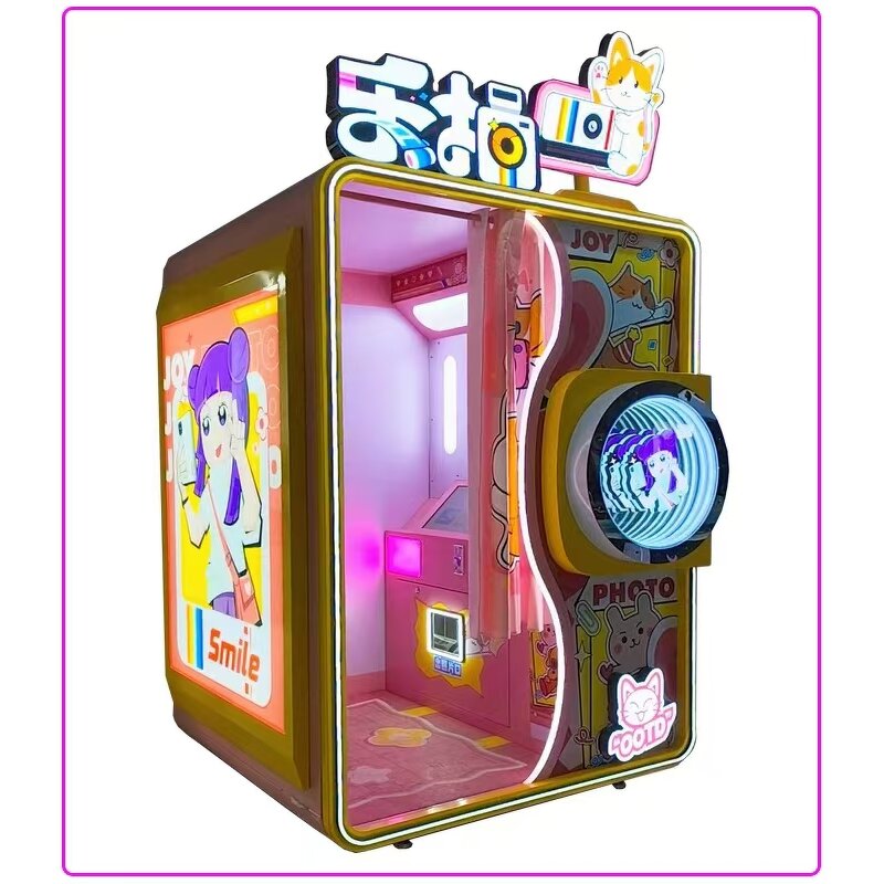 Vending Machine Manufacturer - 2024 Automatic Coin-Operated Photo Booth Vending Commercial Crane New Design