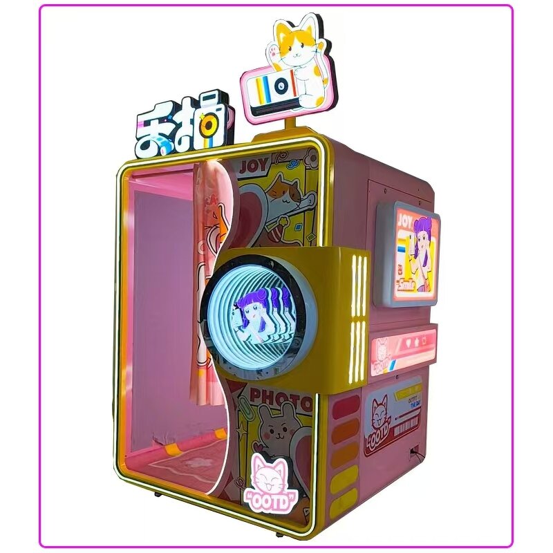 Vending Machine Manufacturer - 2024 Automatic Coin-Operated Photo Booth Vending Commercial Crane New Design