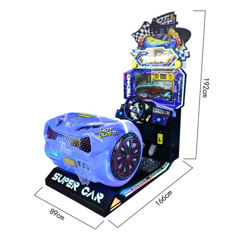Arcade Game Manufacturer - Metal Wood Cabinet Racing Arcade 220V Seat Kids Shopping Mall