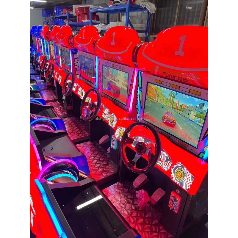 Arcade Game Manufacturer - 220V Kids Racing Simulator Coin Operated Metal Entertainment Amusement