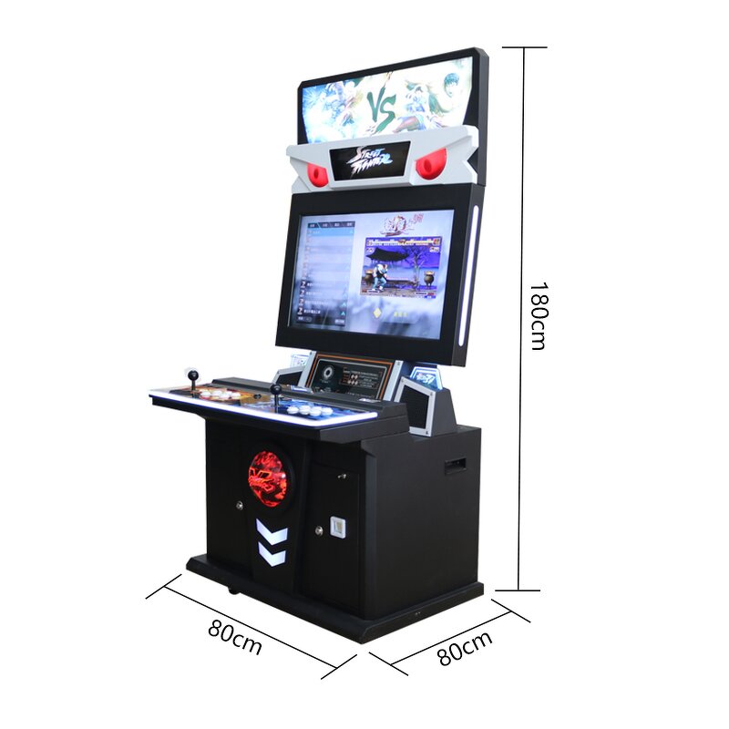 Arcade Game Manufacturer - 220V Coin Operated Street Fighter Game Customizable Indoor 1-Year Warranty