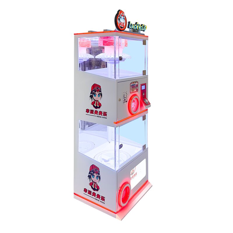 Vending Machine Manufacturer - Wooden Coin Operated Kids 220V Ball Capsule Snack Doll Game