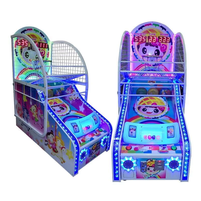 Arcade Game Manufacturer - Indoor Sports Basketball Coin Operated 220V Crane Game Kids Indoor Play
