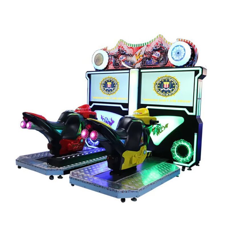 Arcade Game Manufacturer - 42-Inch HD Motorcycle Simulator Coin Operated Racing Equipment 220V