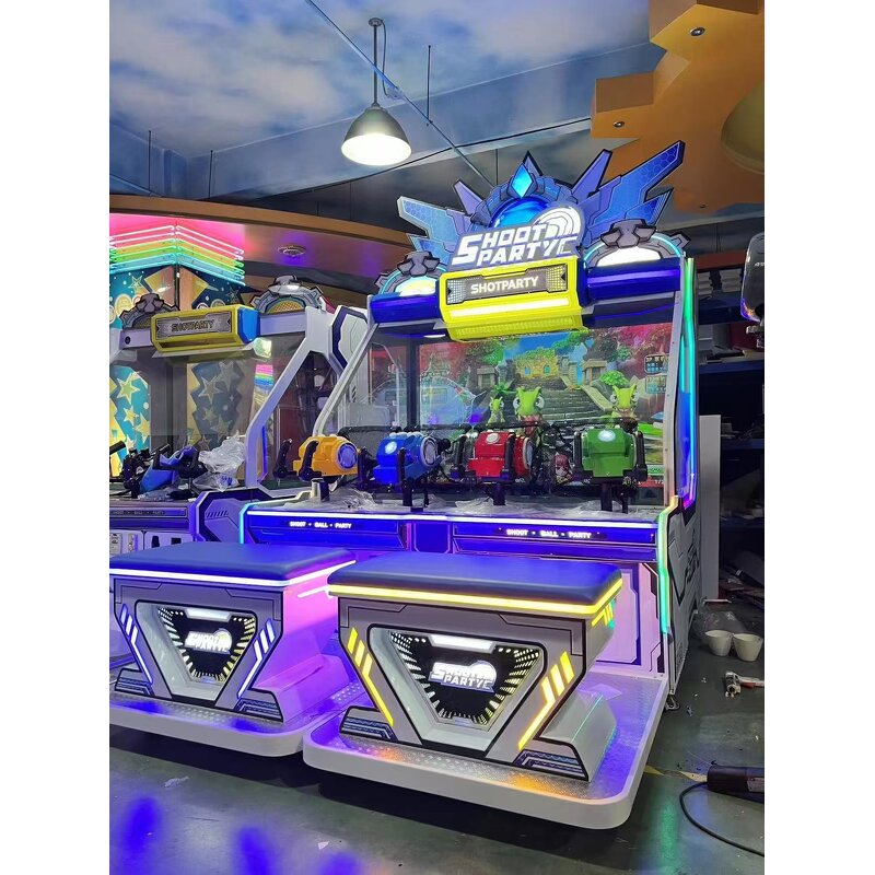Arcade Game Machine Manufacturer - Indoor 4-Player Ball Shooting Metal Design 220V Kids Redemption