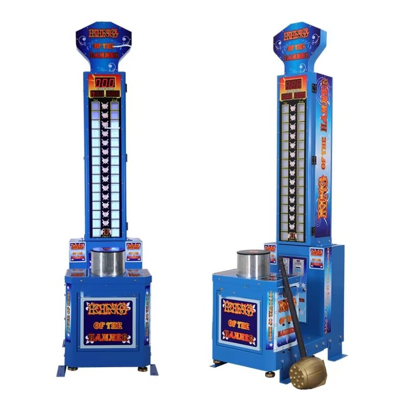 Arcade Game Manufacturer - King Hammer Durable Metal Plastic Coin Operated Adult Ticket Redemption