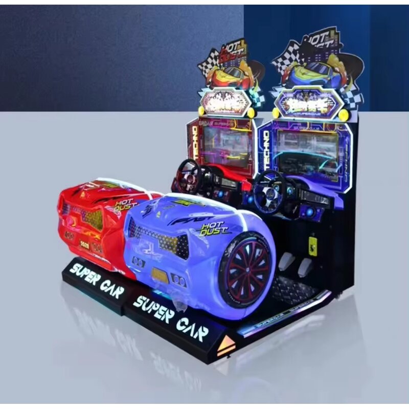 Arcade Game Manufacturer - Metal Wood Cabinet Racing Arcade 220V Seat Kids Shopping Mall