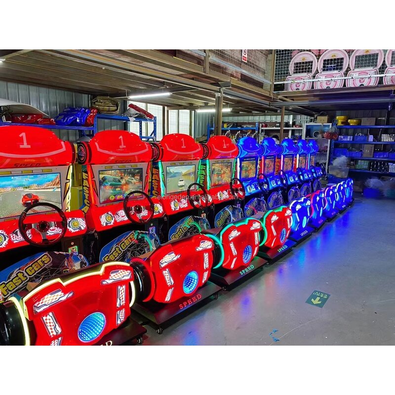 Arcade Game Manufacturer - 220V Kids Racing Simulator Coin Operated Metal Entertainment Amusement