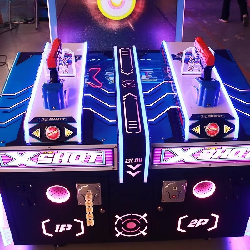 Arcade Game Machine Manufacturer - OEM 2-Person Water Gun Shooting Simulator Coin Operated Amusement