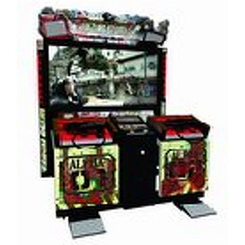 Arcade Game Machine Manufacturer - Double Player Razing Storm Coin Operated Shooting Simulator Metal Kids