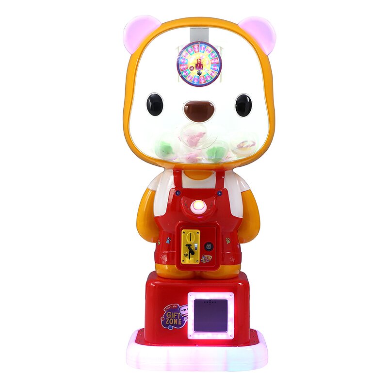 Vending Machine Manufacturer - Cute Bear Coin Operated Capsule Toy Metal Shopping Malls