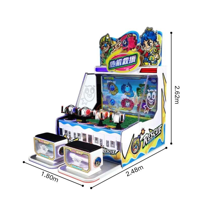 Arcade Game Machine Manufacturer - Indoor 4-Player Mini Metal Board Ball Shooting 220V 6+