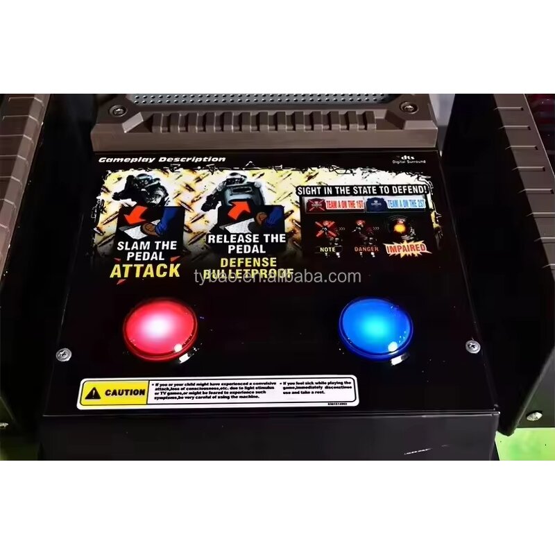 Arcade Game Machine Manufacturer - Double Player Razing Storm Coin Operated Shooting Simulator Metal Kids