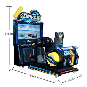 Arcade Game Manufacturer - 3D Dynamic Racing Coin Operated Realistic Motion Kids 220V