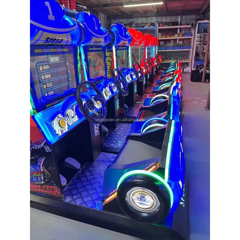Arcade Game Manufacturer - 220V Kids Racing Simulator Coin Operated Metal Entertainment Amusement