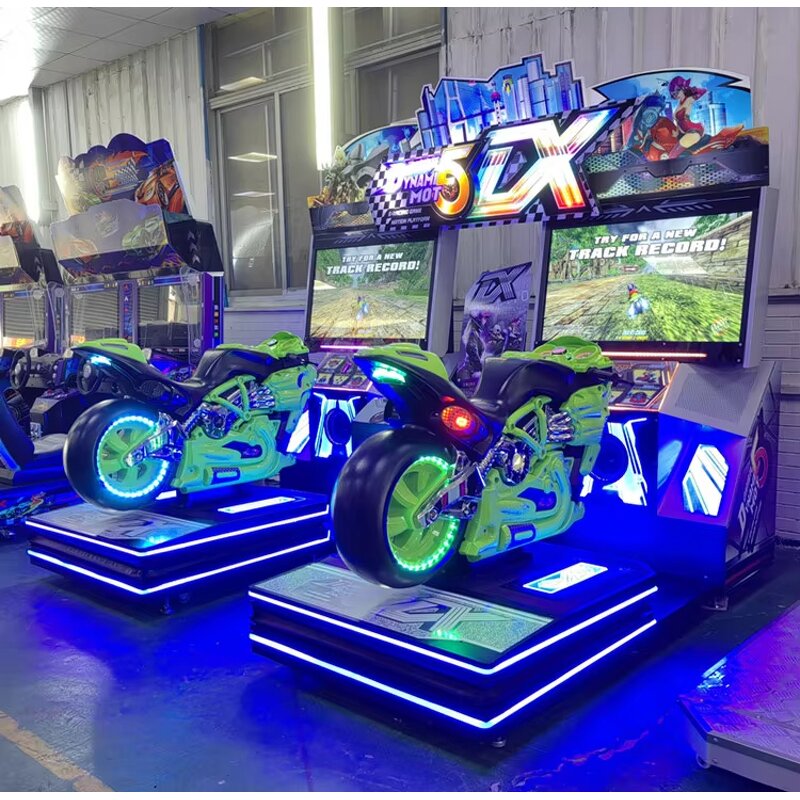 Arcade Game Manufacturer - Luxury 2-Player Racing Simulator Metal Plastic 1-Year Warranty Shopping Malls