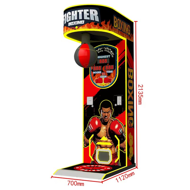 Arcade Game Manufacturer - Wholesale 220V Kids Electronic Boxing Coin Operated Metal Racing Sport