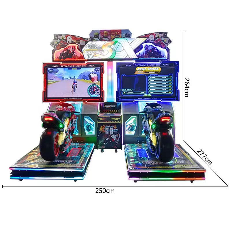 Arcade Game Manufacturer - Luxury 2-Player Racing Simulator Metal Plastic 1-Year Warranty Shopping Malls