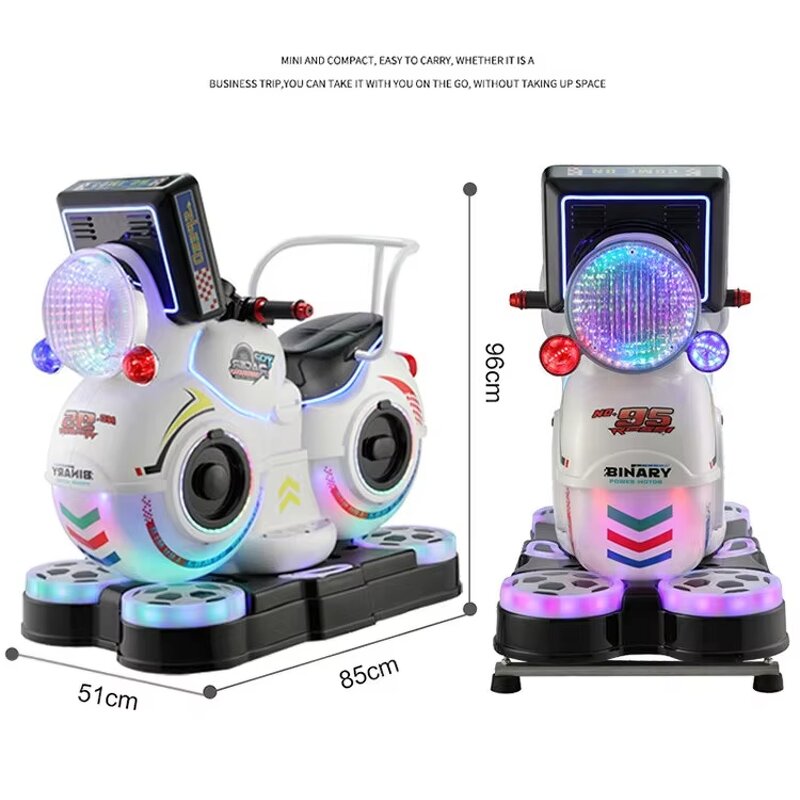 Ride Machine Manufacturer - New Release Kids Ride Motorcycle LED Screen Plastic 220V Coin Operated 1-Year